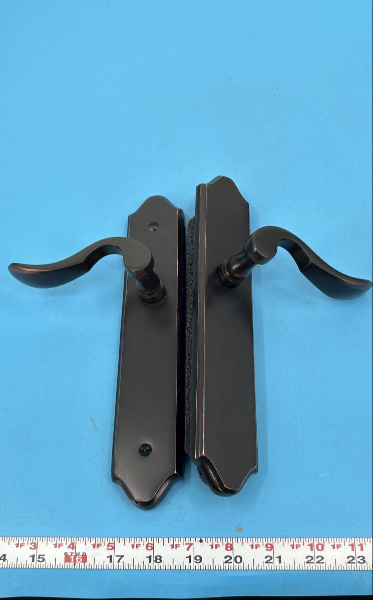 Emtek /Assa Abloy Concord Style Cortina Lever 2”x10” LH Rubbed Oil Bronze Finish
