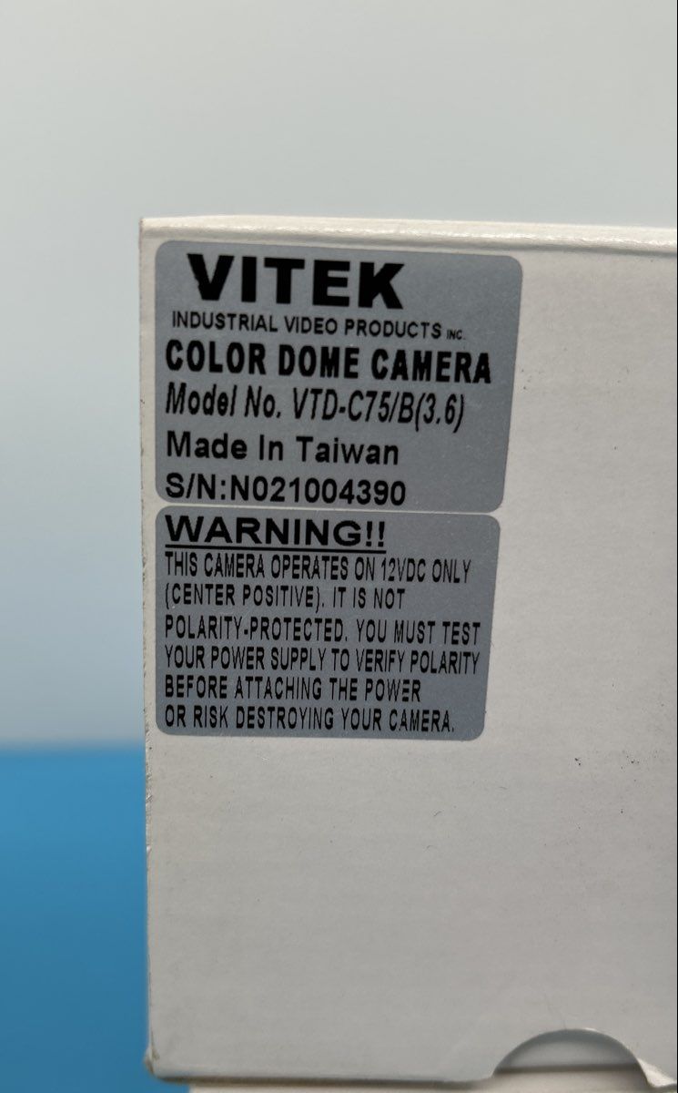 Vitek Security Camera Bundle - 2x Color IR Bullet Cameras, 2x Color Dome Cameras