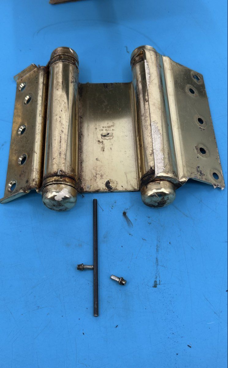 Bommer Brass Double Acting Spring Hinge Type 3029-6 for 1-1/4” to 1-3/4” doors