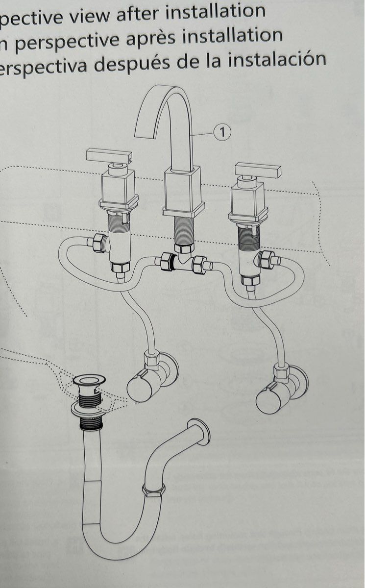 Worbway Bathroom Faucet - Black Finish