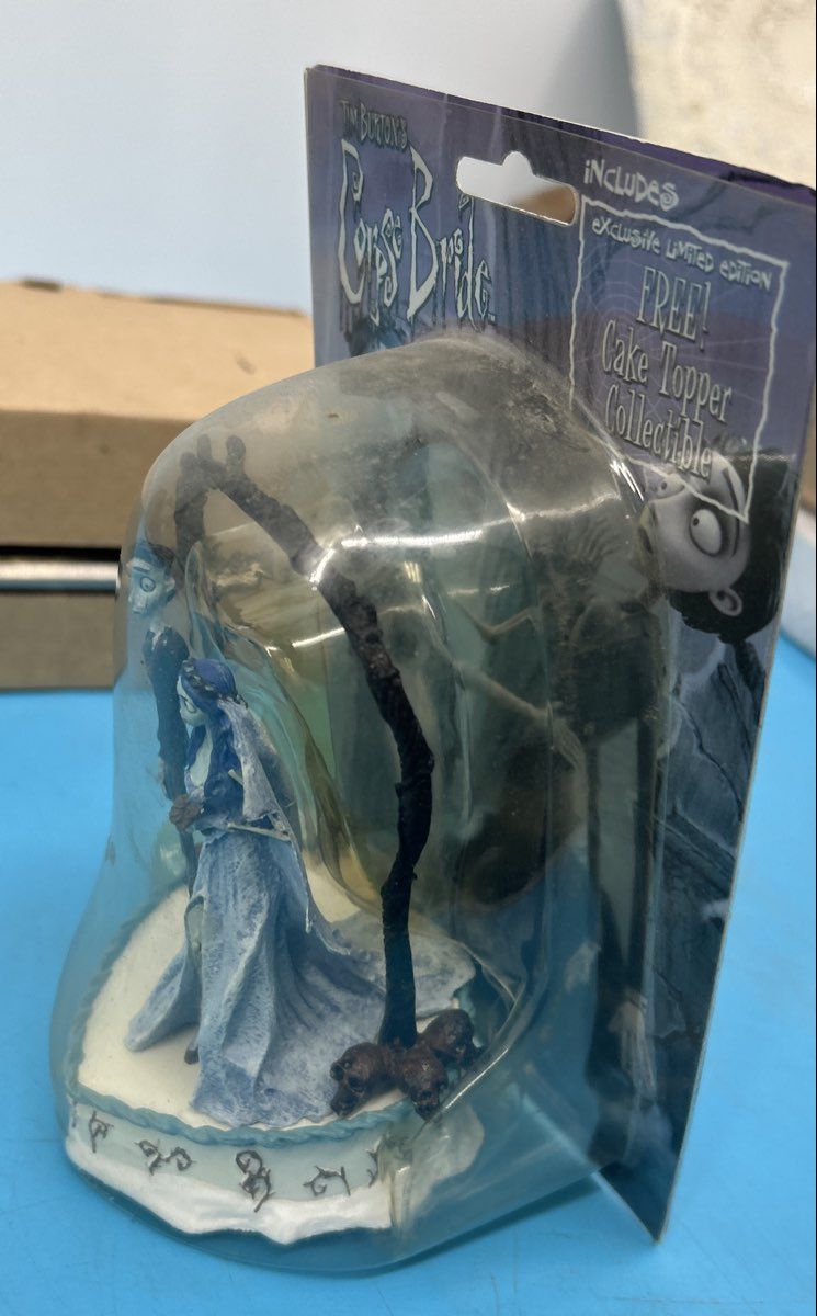 Tim Burton's Corpse Bride Limited Edition Collectable Cake Topper - Unopened!