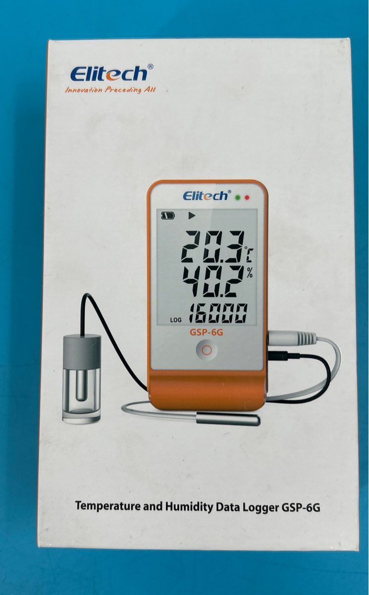 Elitech Temperature and Humidity Data Logger GSP-6G