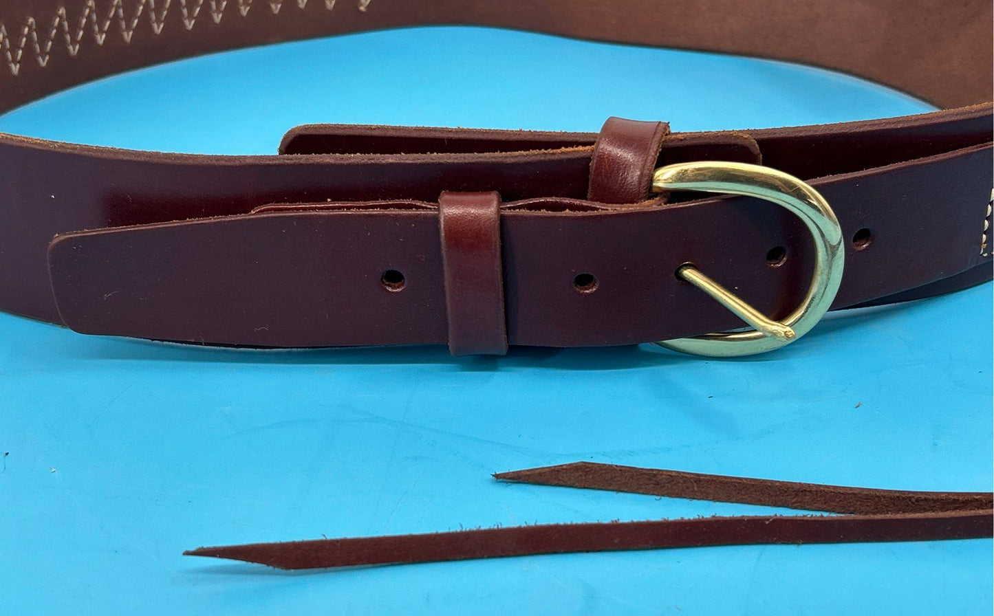 True K Brand - Quality Leather Ammo Belt and .357 Colt Python Holster 110-L C 38
