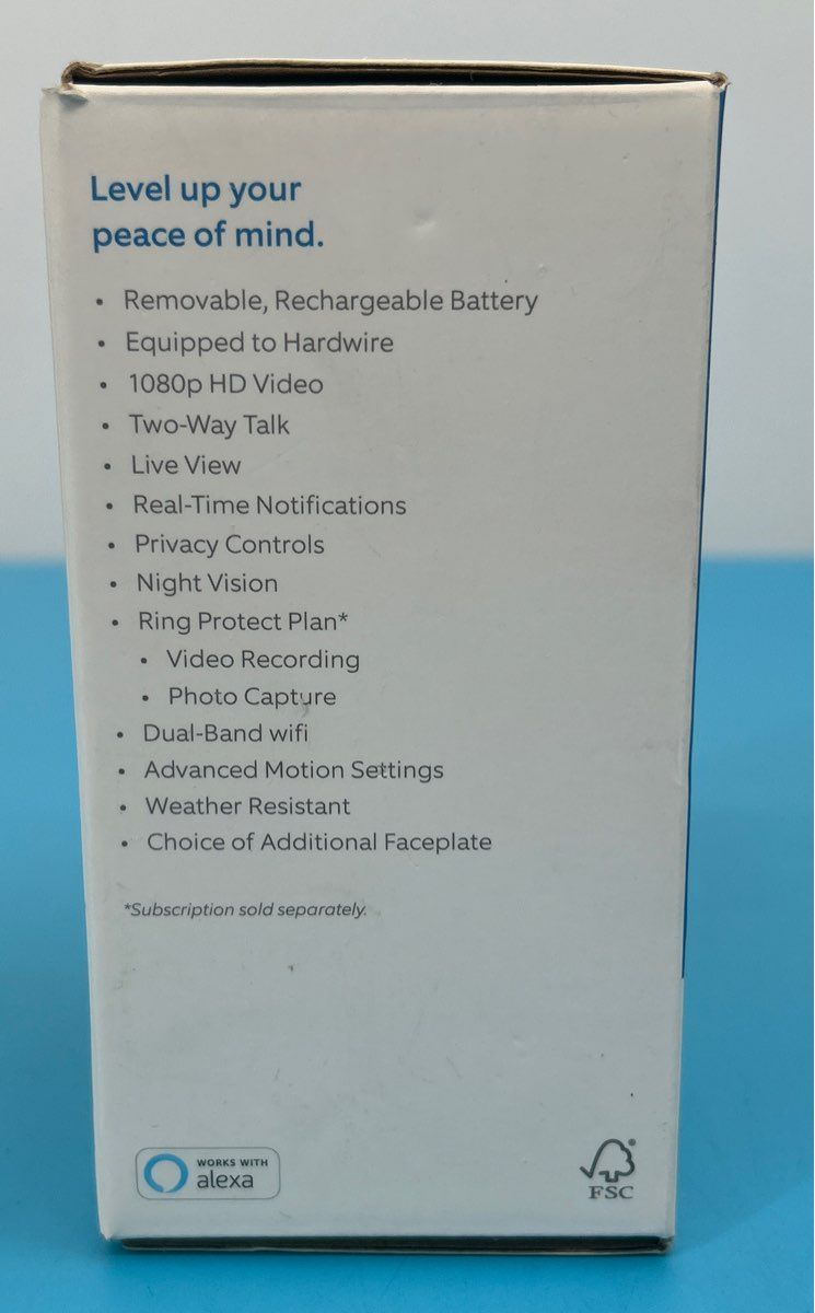 Ring Video Doorbell 3 works with WiFi