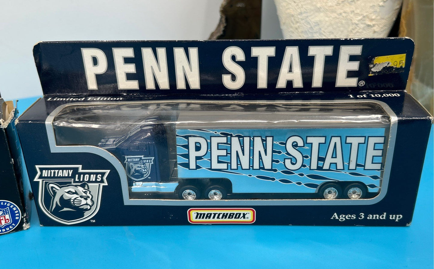 Set of 3 Collectible Die-Cast 18-Wheeler Trucks: Ravens, Orioles, Penn State