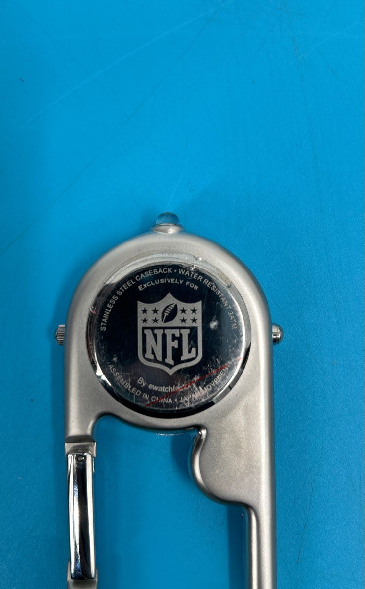4 in 1 NFL Seattle Seahawks Carabiner, Watch, Compass, and Light