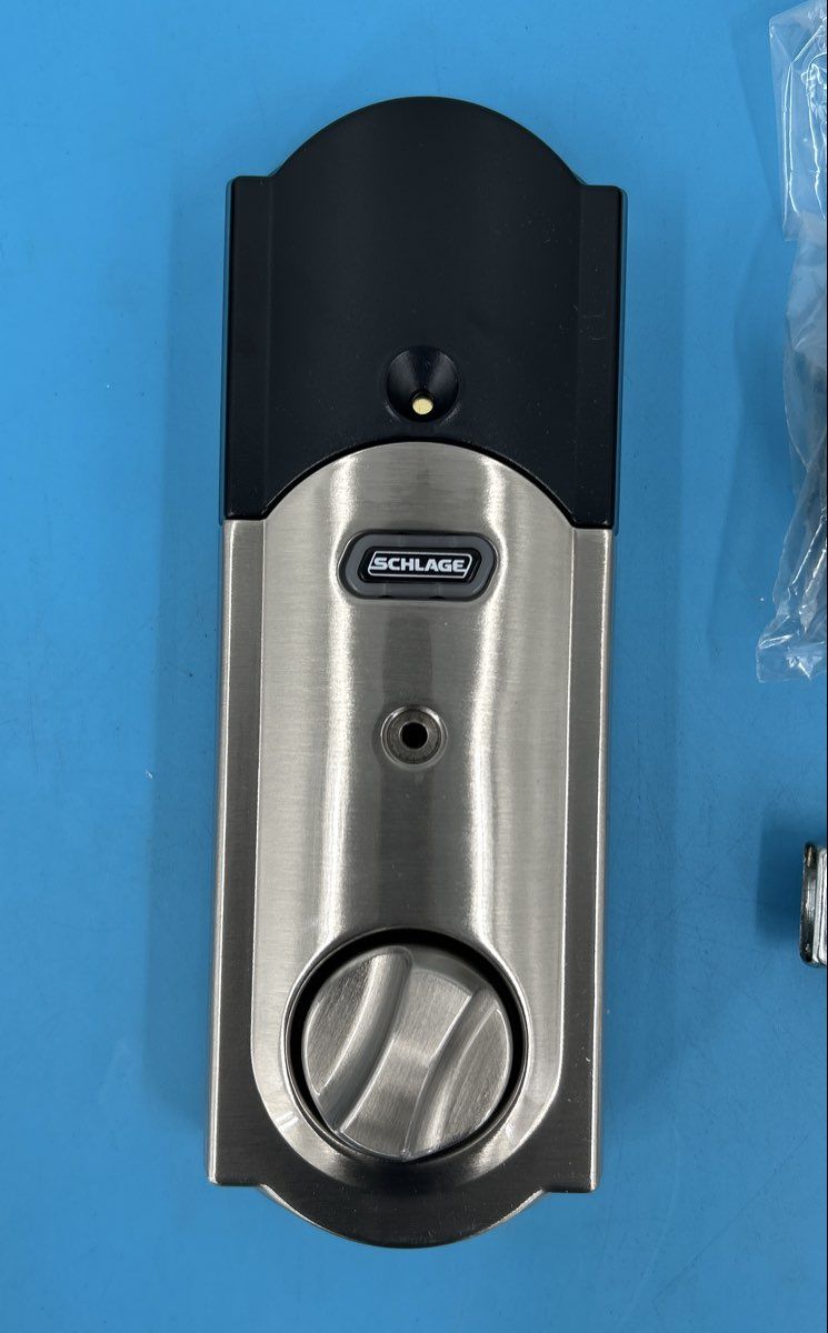 Schlage Electronic Touchscreen Deadbolt BE469ZP CAM 619 1-3/8” to 1-3/4”