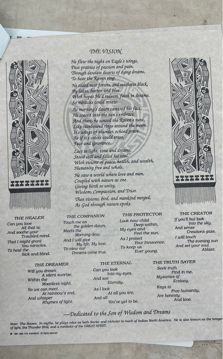R.W.Adamson - “The Shaman’s Medicine Mask” w/Cert of Auth Piece no. 89 (1454-53)