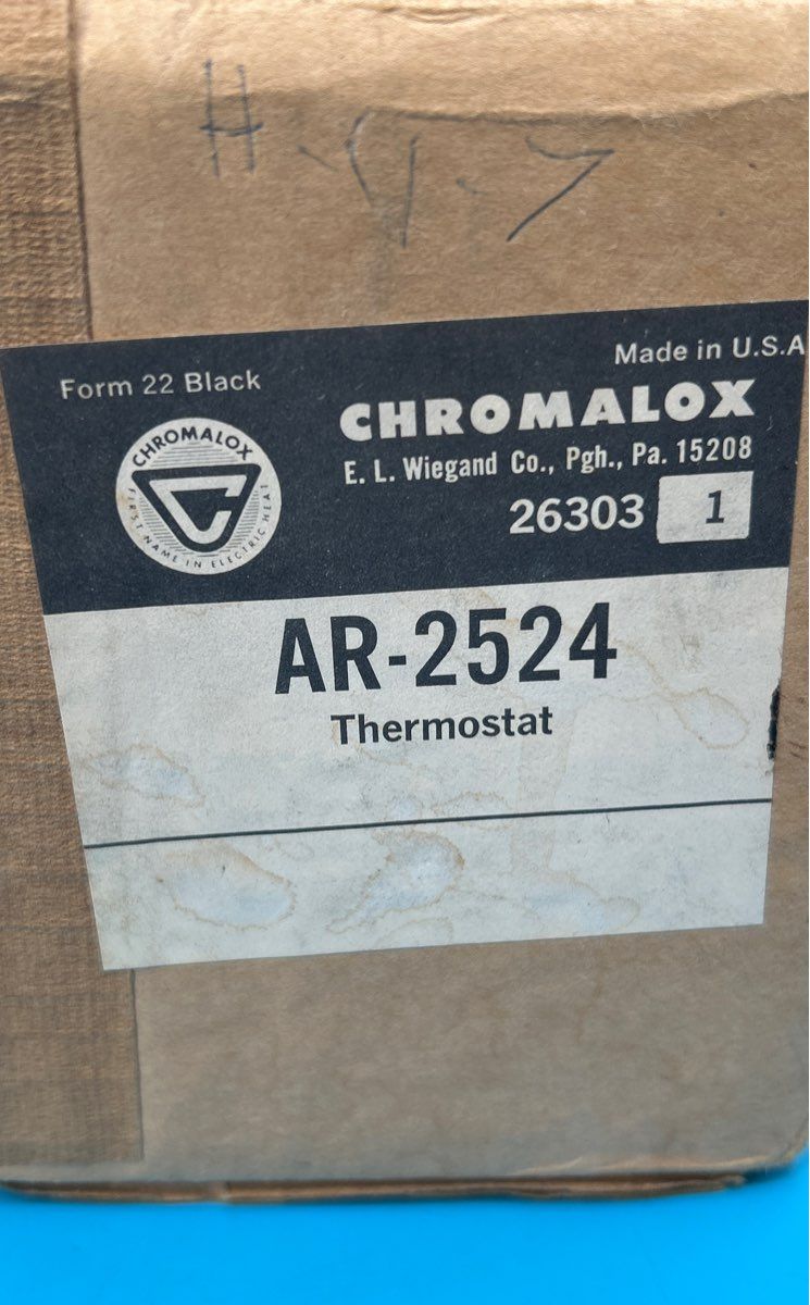 Chromalox Temperature Control 26amp 250v Cat no: AR-2524