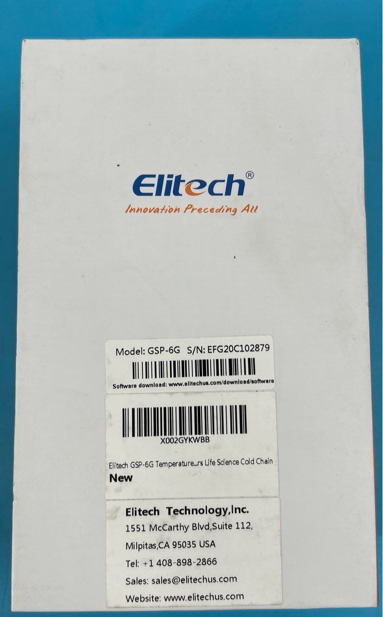 Elitech Temperature and Humidity Data Logger GSP-6G