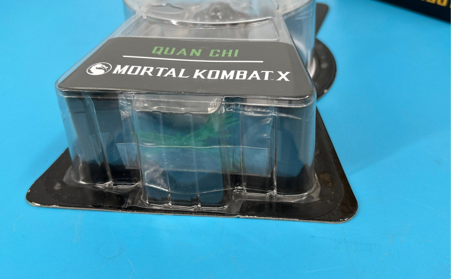 Set of 2 -MKX Quan Chi, MKXI Noob Saibot New in Box Action Figures - wear to box