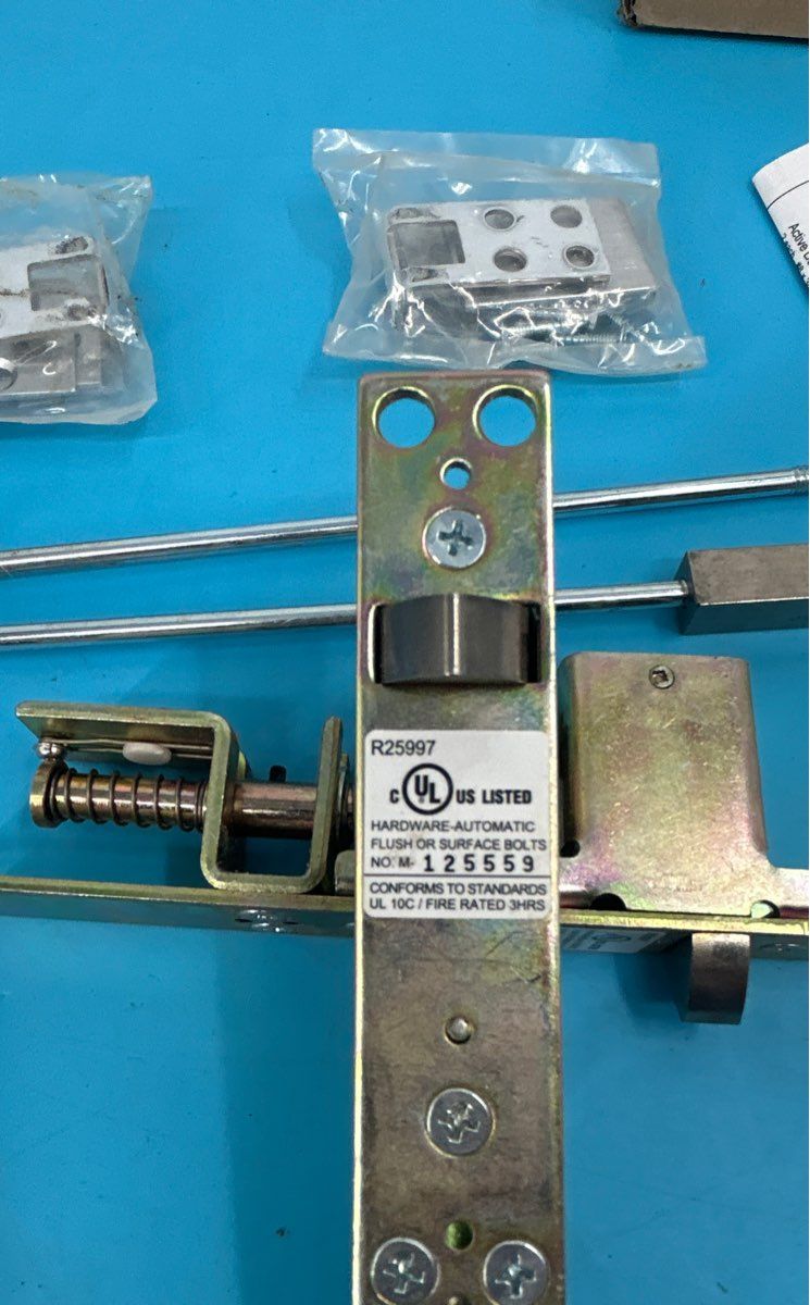 Cal-Royal Automatic Flush Bolts for Metal DoorsUS26D Autoflm1
