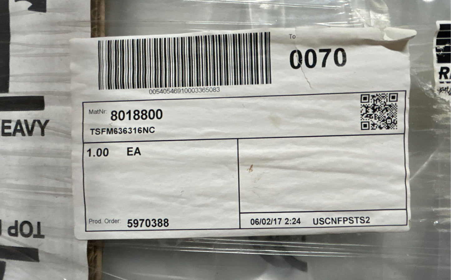 Rittal Corp TS8 Floormount w/ 12” Leg Kit Model: TSFM636316NC