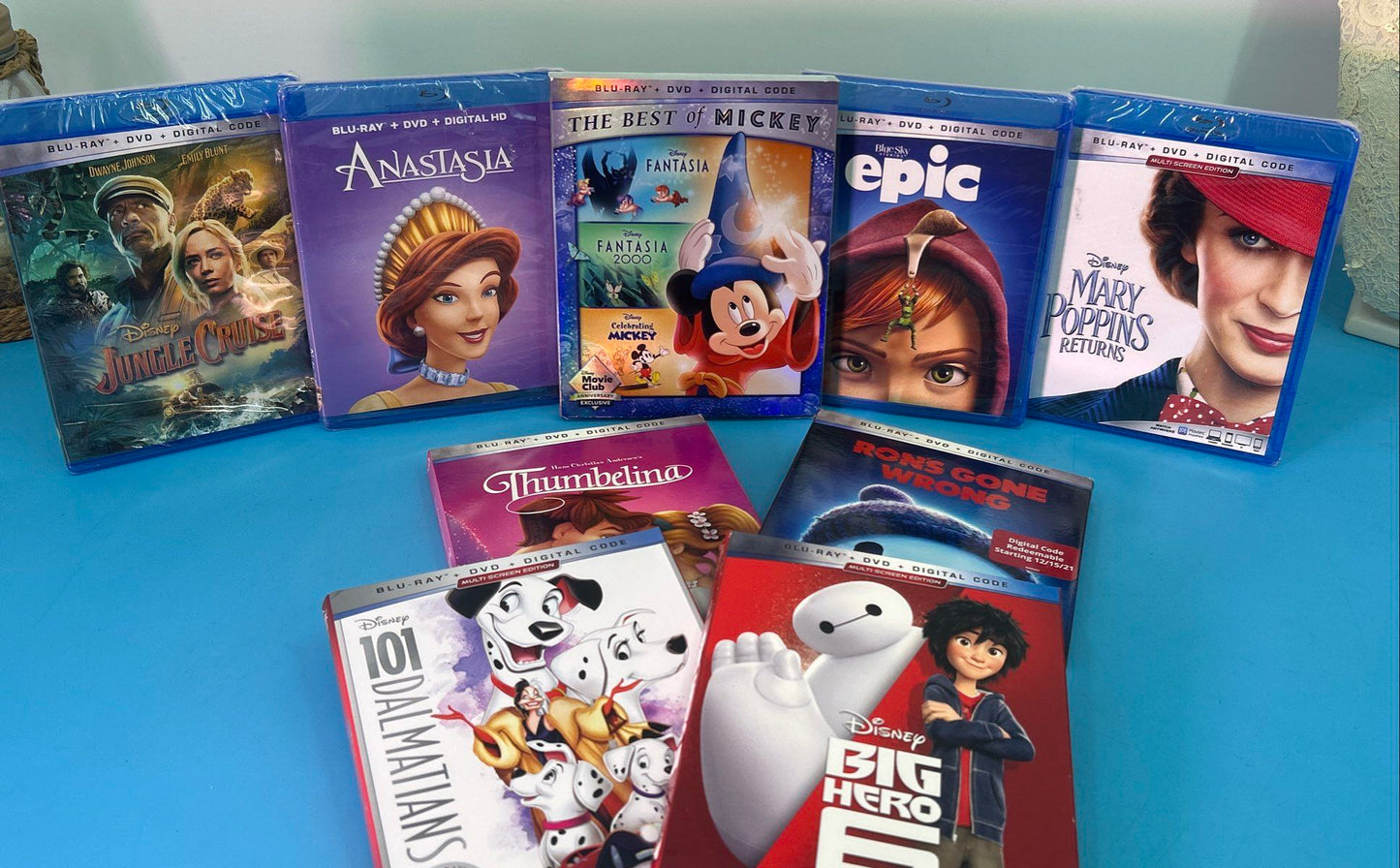 Collection of 9 Family/Children Blu-ray/DVD