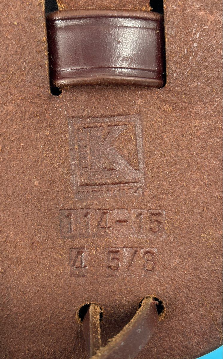 True K Brand - Quality Leather Ammo Belt and .357 Colt Python Holster 110-L C 38
