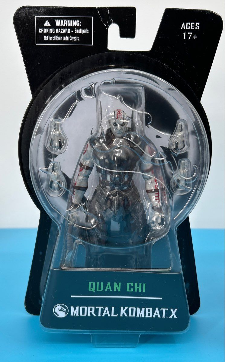 Set of 2 -MKX Quan Chi, MKXI Noob Saibot New in Box Action Figures - wear to box