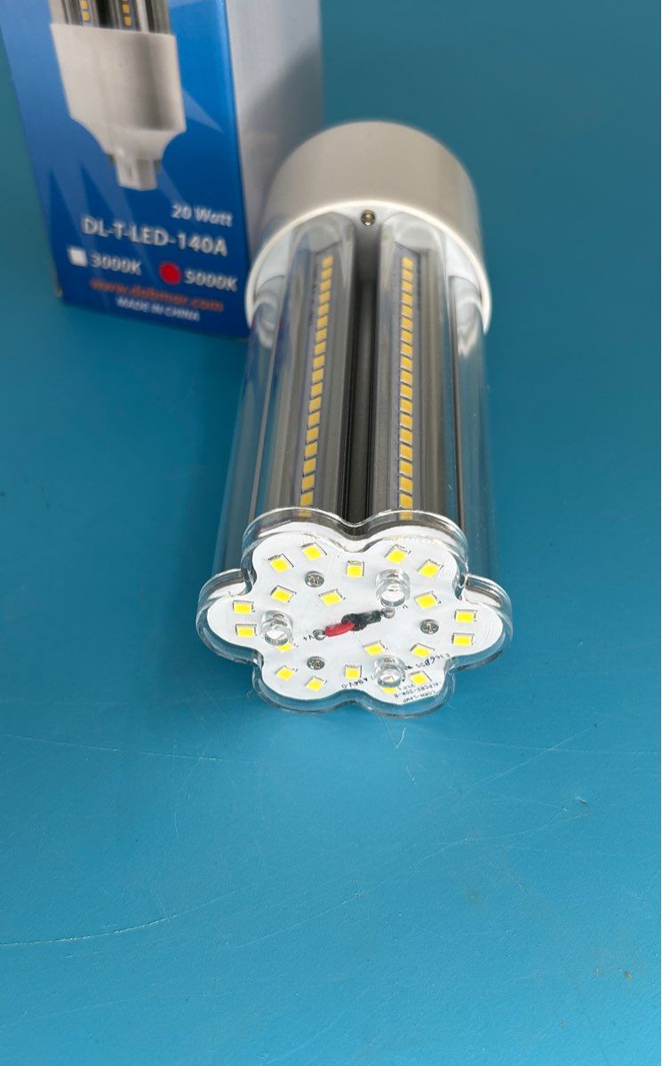 Set of 2 - Dabmar Lighting Cob LED Bulb 20watt 5000k Lu model: DL-T-LED-140A