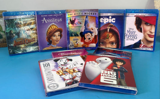 Collection of 9 Family/Children Blu-ray/DVD