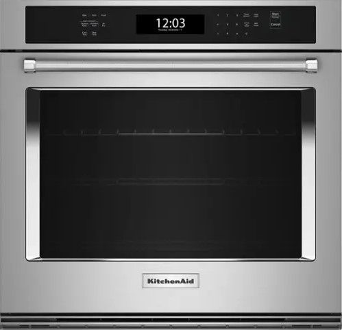 KitchenAid - 30" Built-In Single Electric Convection Wall Oven with Air Fry Mode