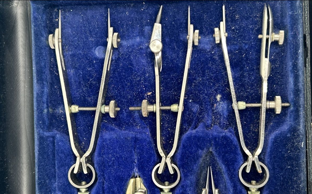 Vintage Dietzgen Drawing Drafting Toolkit