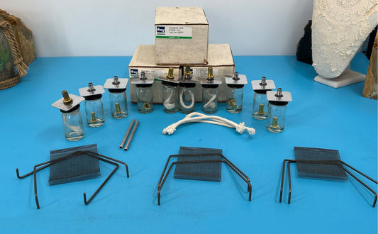 Frey Scientific Burners and Stand Kit cat no. 2890 10 bottles & 3 Stands