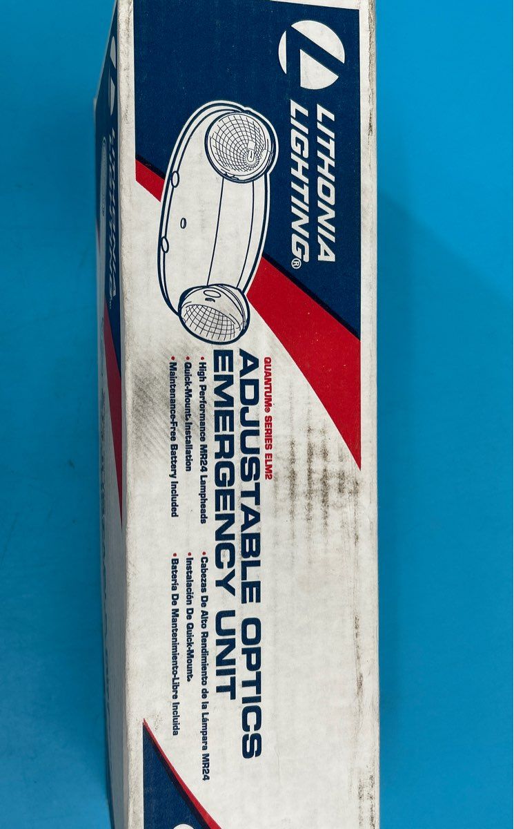 Set of 2 - Lithonia Lighting - Adjustable Optics Emergency Unit Model ELM2