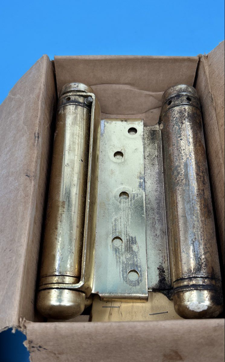 Bommer Brass Double Acting Spring Hinge Type 3029-6 for 1-1/4” to 1-3/4” doors
