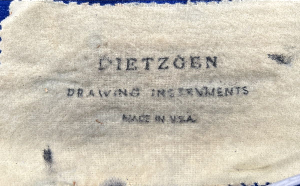 Vintage Dietzgen Drawing Drafting Toolkit