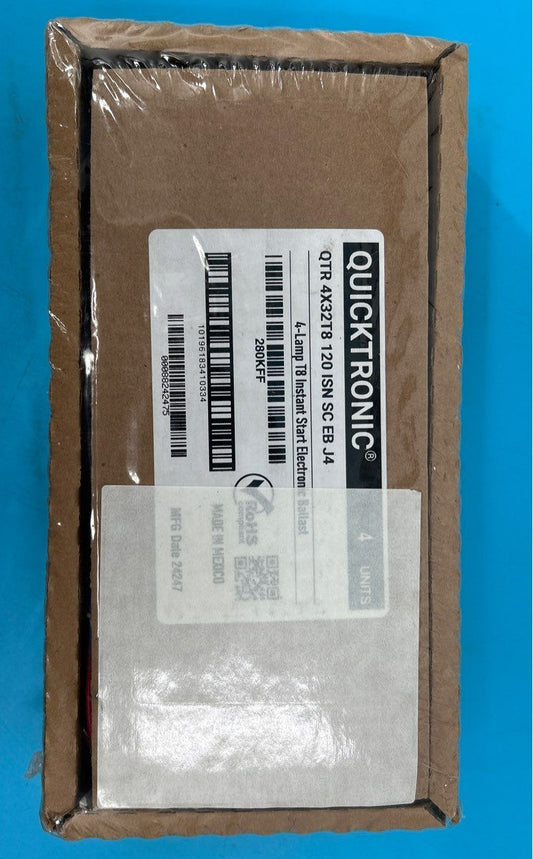 Set of 4 - Quicktronic T8 Electronic Ballast Instant Start 120/277V- H.E.