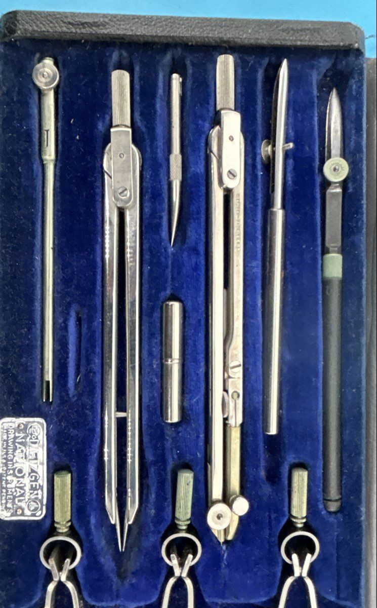 Vintage Dietzgen Drawing Drafting Toolkit