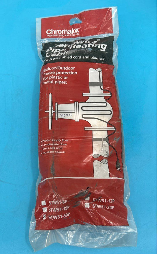 Chromalox Thermwire Pipe Heating Cable 50ft model: STW51-50P