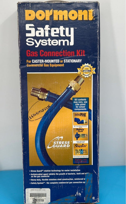 Dormant Safety System Flexible Gas Connection Kit 1/2” x 36”