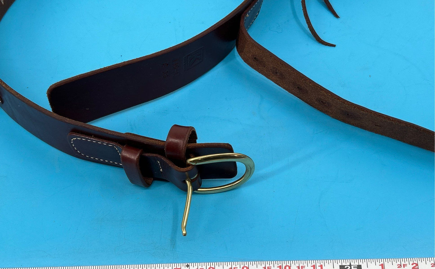 True K Brand - Quality Leather Ammo Belt and .357 Colt Python Holster 110-L C 38